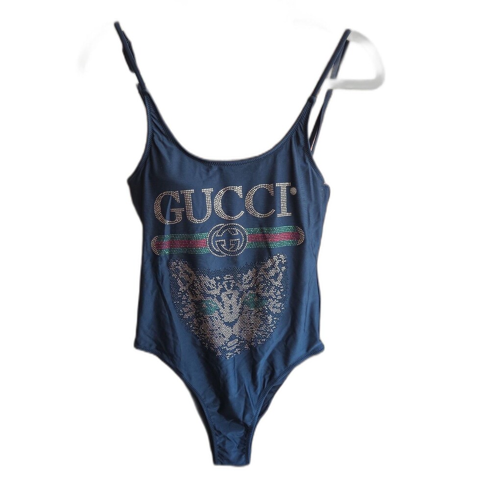 Gucci Mystic Cat beaded swimsuit